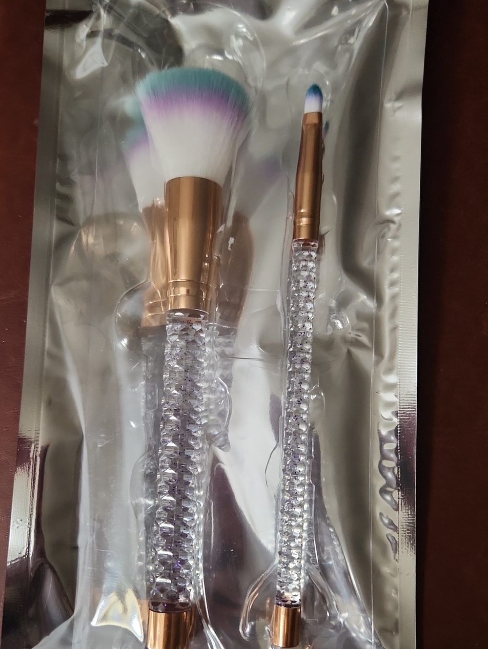 NWT 2 pc cosmetic brush set